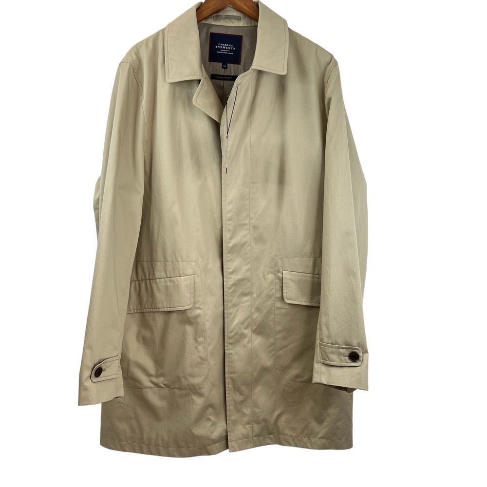 Charles Tyrwhitt Cotton Classic Italian Raincoat Size 44R